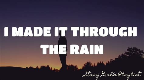 make it through the rain lyrics